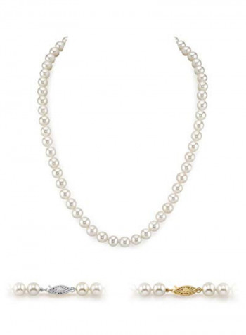 Round Cultured Pearl Necklace