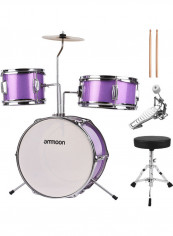 3-Piece Drums With Cymbal Drumsticks And Adjustable Throne reviews 3-Piece Drums With Cymbal Drumsticks And Adjustable Throne