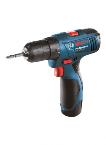 Professional GSB 1080-2-LI Cordless Impact Drill Driver Set Blue/Black/Red 188x195x46millimeter