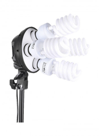 17-Piece Studio Photography Lighting Kit Black/White