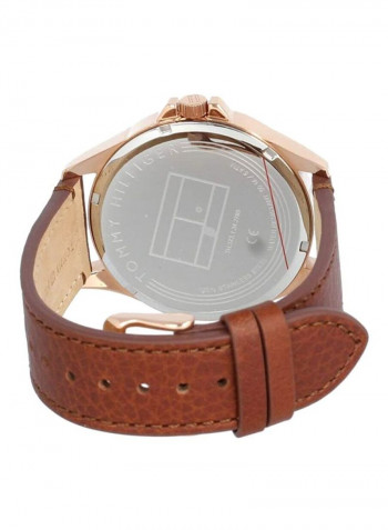 Men's Leather Chronograph Watch 1791696