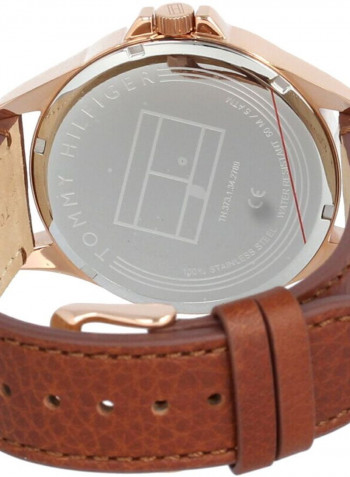 Men's Leather Chronograph Watch 1791696