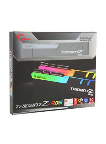 2-Piece TridentZ RGB DDR4 RAM Set 16GB Black/Green/Pink
