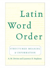 Latin Word Order Hardcover
