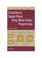Scheduling in Supply Chains Hardcover