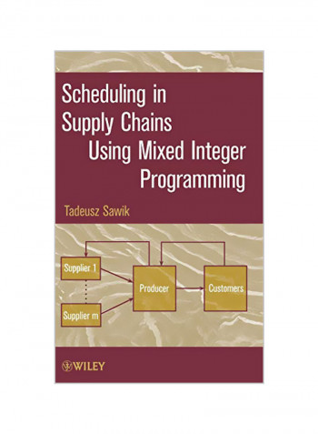 Scheduling in Supply Chains Hardcover