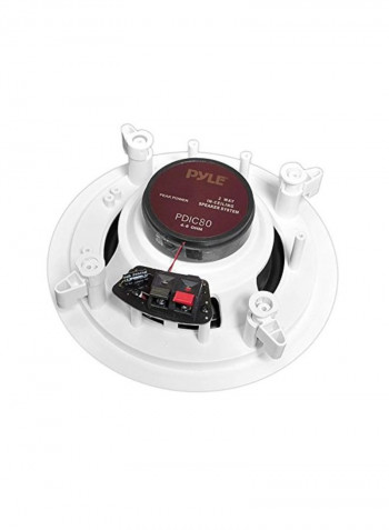 2-Piece Ceiling Wall Mount Speaker Set PDIC60-P 1 White