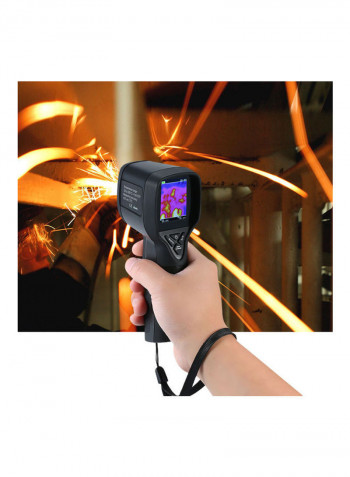 Handheld Infrared Imager Thermometer Detector Black 19.40cm