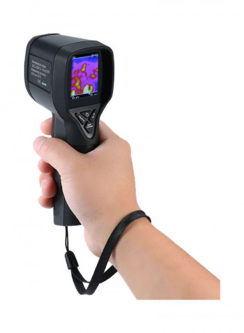Handheld Infrared Imager Thermometer Detector Black 19.40cm