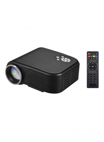 LED Mini Movie Projector Black