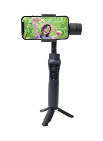 3-Axis Hand held Stabilized Gimbal Selfie Stick Black