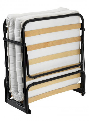 Ilskov Foldable Guest Bed White/Black