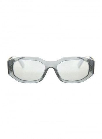 Women's Full Rim Rectangular Sunglasses - Lens Size: 53 mm