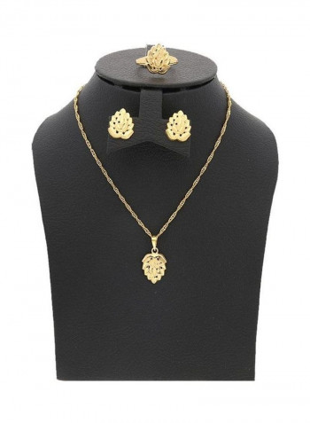 Gold Pendant Set ذهبي