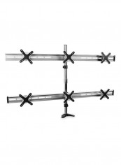 Vesa Desk Mount For 6 LCD Monitor Silver/Black reviews Vesa Desk Mount For 6 LCD Monitor Silver/Black
