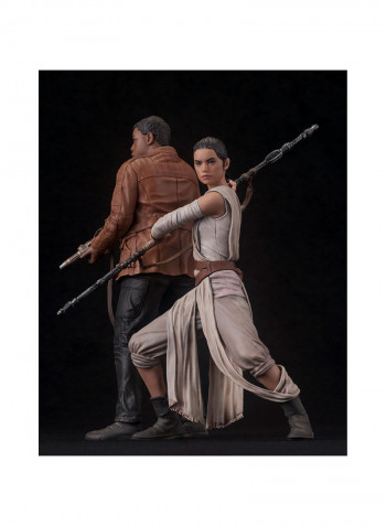 Star Wars The Force Awakens Rey And Finn Artfx Statue