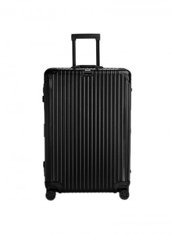 29-Inch Boulder Superior Full Aluminium Ultra-Light Hardside Expandable Built-In TSA Lock Zipperless Luggage With Spinner Wheels أسود