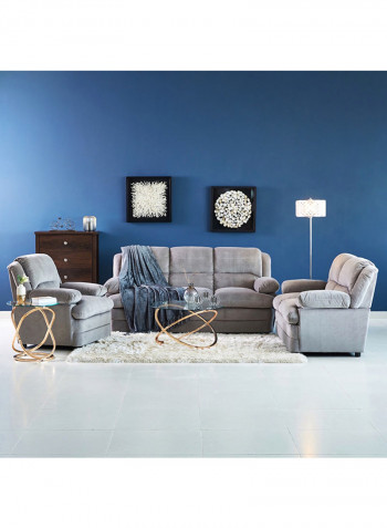Fiona 2-Seater Sofa Grey 89x152cm