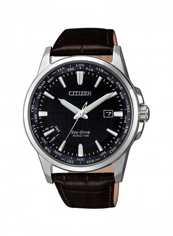 Men's Leather Analog Watch BX1001-11L