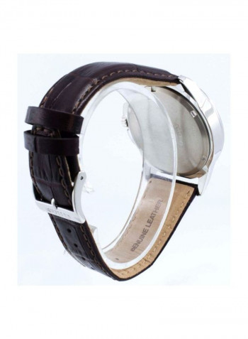 Men's Leather Analog Watch BX1001-11L