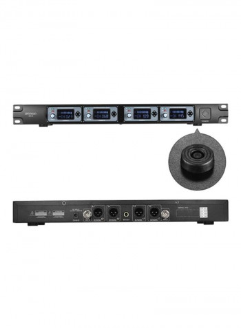Wireless Handheld Microphone System 4D-B Gold/Grey/Black