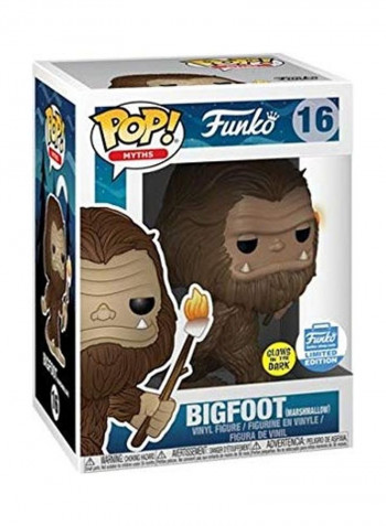 Myths Bigfoot With Marshmallow Stick Figure