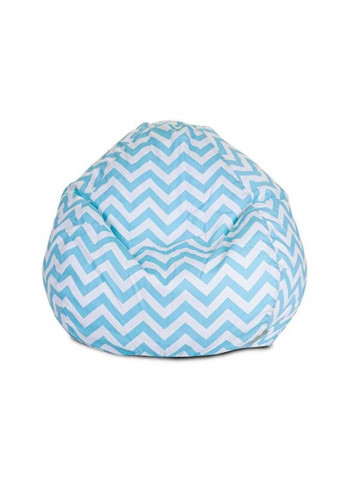 Printed Bean Bag Tiffany Blue
