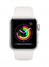 Watch Series 3-38mm GPS Silver Aluminum Case with Sport Band White