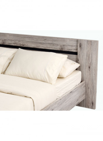 Evi King Bed Oak 180 x 200cm