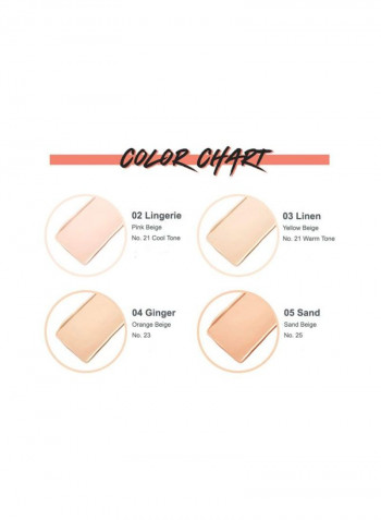 2-Piece Kill Cover Cream Foundation SPF 50 03 Linen