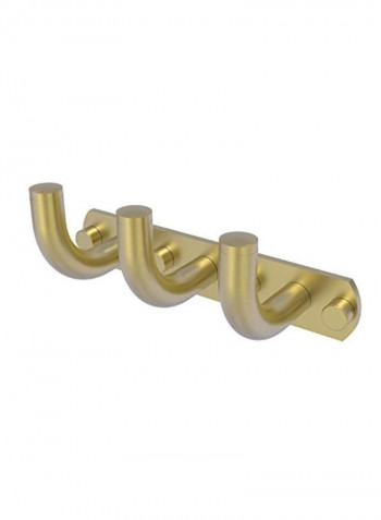 3 Position Multi Decorative Hook Golden