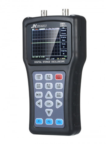 Portable Digital Single Channel Oscilloscope Meter Black/Blue