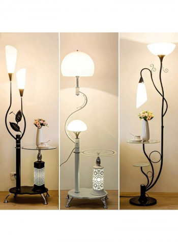 Storage Vertical Floor Lamp Black 30 x 45 x 180centimeter