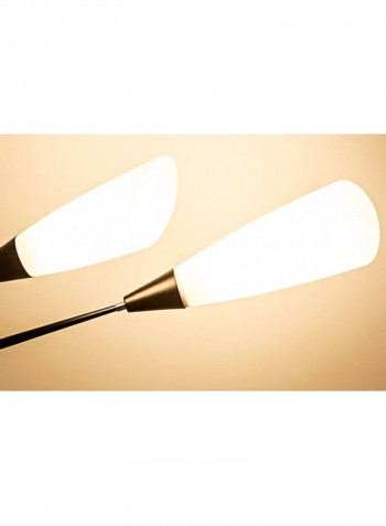 Storage Vertical Floor Lamp Black 30 x 45 x 180centimeter