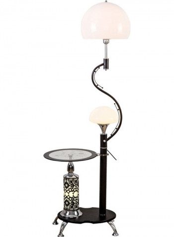 Storage Vertical Floor Lamp Black 30 x 45 x 180centimeter