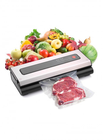 Vacuum Sealer With Kitchen Scale Black/Silver 42x20x12.5centimeter