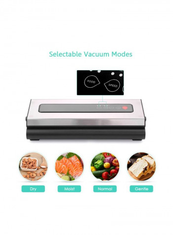Vacuum Sealer With Kitchen Scale Black/Silver 42x20x12.5centimeter