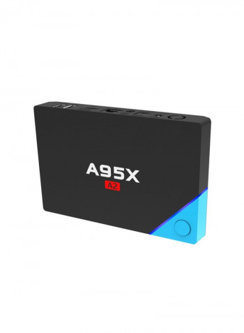 A95X A2 Smart Android TV Box - US Plug V2979 Black/Blue