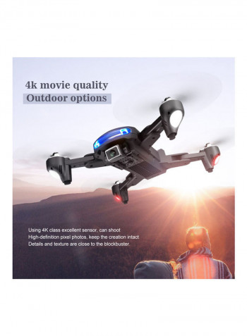 KK7 Pro RC Drone with  Dual Camera 4K 5G Wifi GPS Foldable Optical Flow Positioning RC Quadcopter with Headless Mode Waypoint Follow Surround Mode Storage Bag Included-2 Battery 27*8.5*20cm