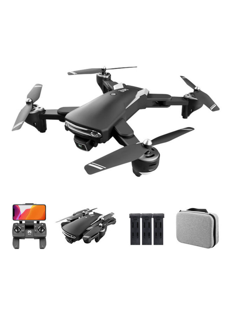 KK7 Pro RC Drone with  Dual Camera 4K 5G Wifi GPS Foldable Optical Flow Positioning RC Quadcopter with Headless Mode Waypoint Follow Surround Mode Storage Bag Included-3 Battery 27*8.5*20cm
