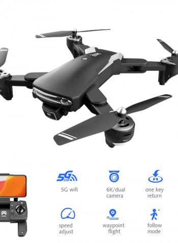 KK7 Pro RC Drone With Dual Camera 6K 5G Wifi GPS Foldable Optical Flow Positioning Quadcopter Bag Included 27*8.5*20cm