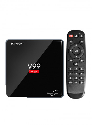 V99 TV Box - US Plug V2334 Black