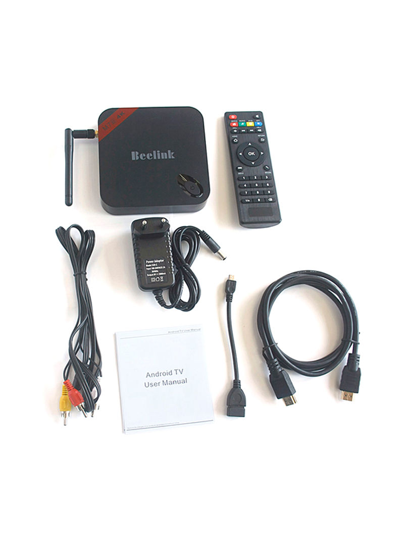 M7B 4K Smart TV Box V771 Black