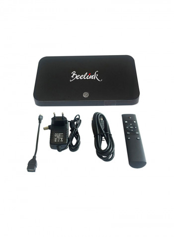 R89 4K Smart TV Box V798 Black