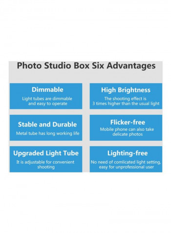 Shooting Studio Box 120x80x200centimeter Black