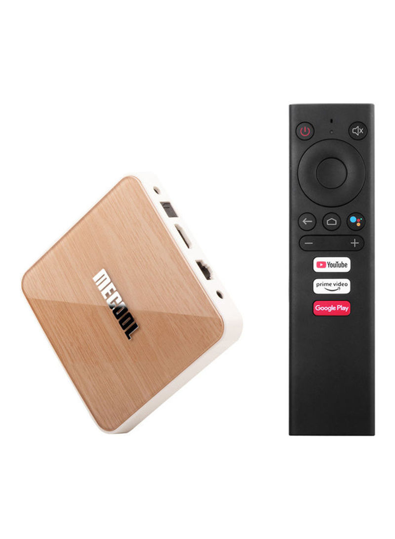 Smart Android 10.0 TV Box KM6-64 Beige