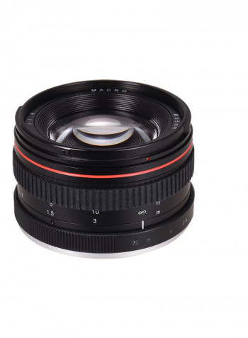 F/1.4 Usm Large Aperture Standard Anthropomorphic Focus Lens Black/White