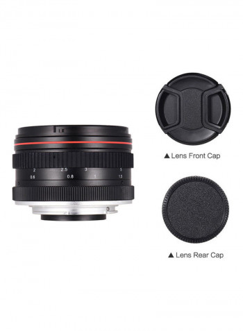 F/1.4 Usm Large Aperture Standard Anthropomorphic Focus Lens Black/White