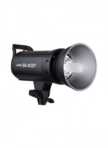 SK400II Professional Compact 400Ws Studio Flash Strobe Light Built-In 2.4G Wireless X System GN65 5600K With 150W Modeling Lamp Black