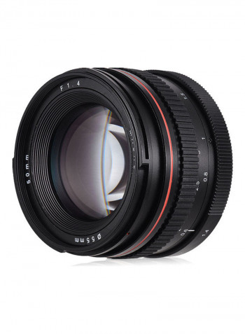 F/1.4 Usm Large Aperture Standard Anthropomorphic Focus Lens Black/White